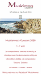 Mobile Screenshot of musiciennesaouessant.com